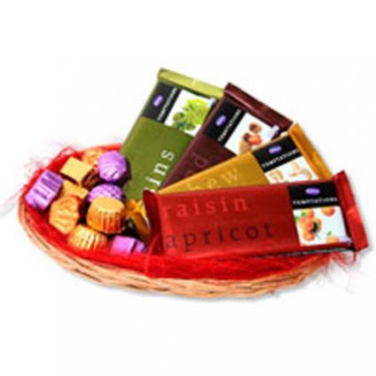 basket of 4 Temptations chocolates
