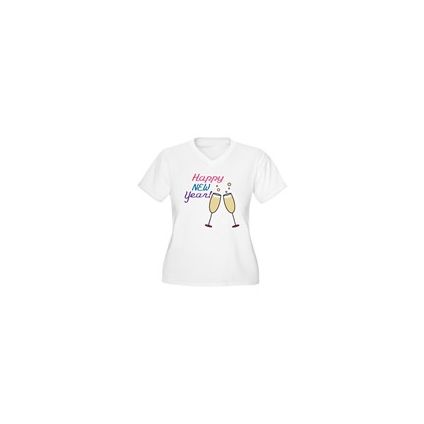 Happy New Year Women's Plus Size V-Neck T-Shirt