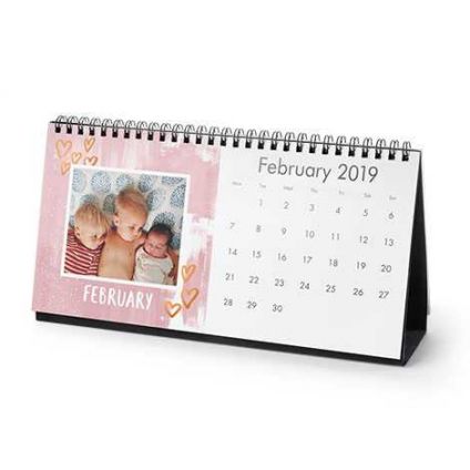 Boom of Celebration Personalized New Year Desk Calendar