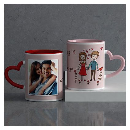 Lovely couple Personalized Anniversary Mug set