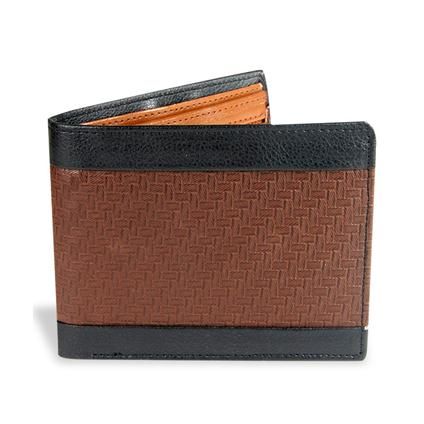 BROWN & BLACK MENS WALLET