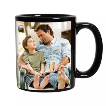 Black Personalized Coffee Mug