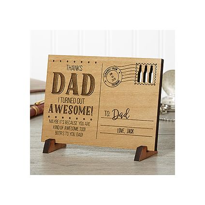 Awesome Dad personalized Plaque