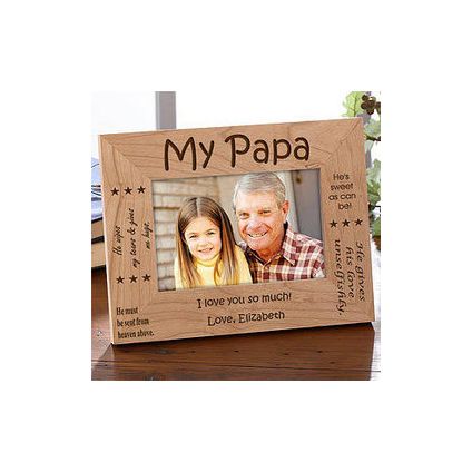 Personalized Papa Photo Frame