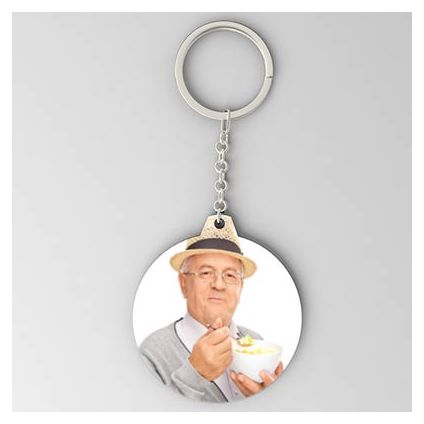 Father's Day Personalized Photo Keychain