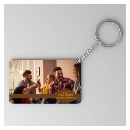 Congratulations and Celebrations Personalized Keychain