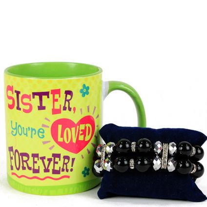 Sister Loved Forever Rakhi Gift Set