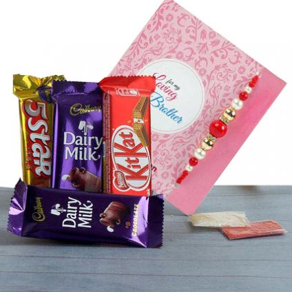 Rakhi Chocolaty Wishes Combo