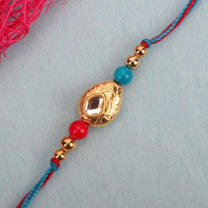 Perfection Kundan Rakhi