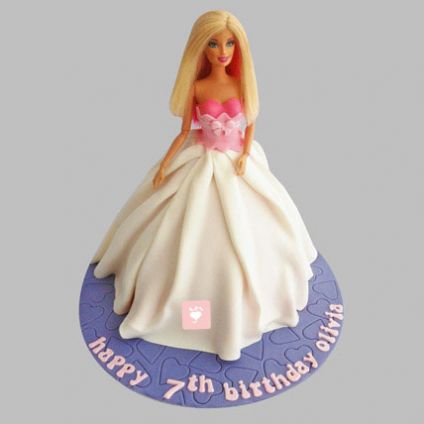 Sober Barbie Cake