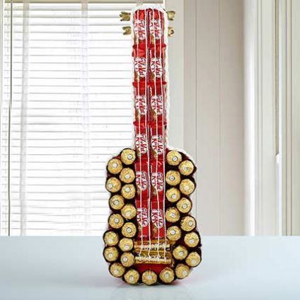 Mixed Chocolate Guitar