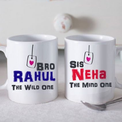 personalized tea mug