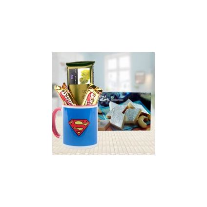 Super Hamper ? Mug, Kaaju Barfi, Chocolates