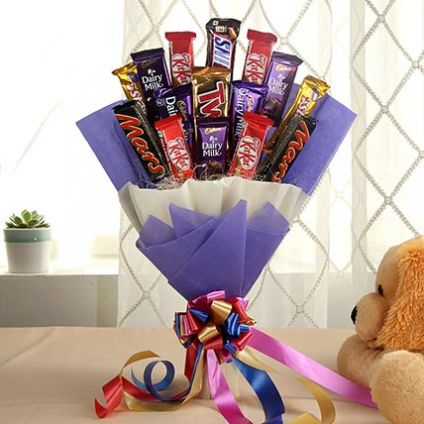 Chocolate Bar Bouquet