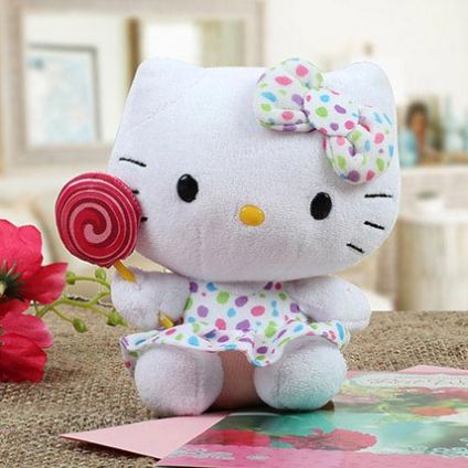 Lovely Hello Kitty with Lollipop