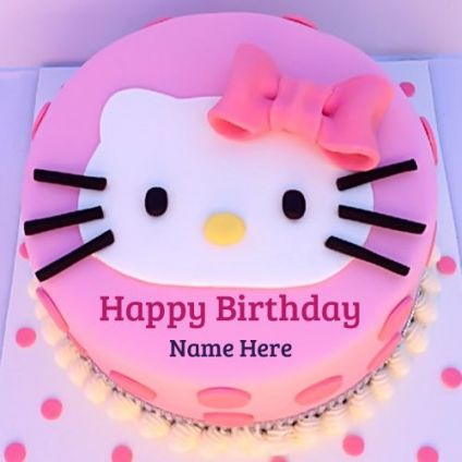 kitty Birthday Cake