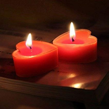 Heart Tealight Candles