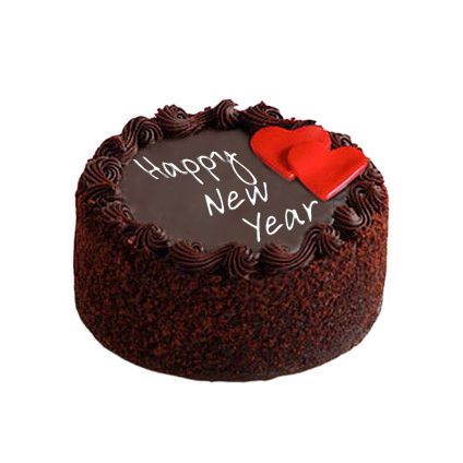New year chocolate Truffle cake
