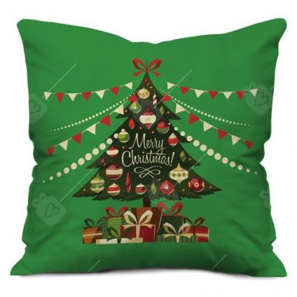 Christmas tree cushion