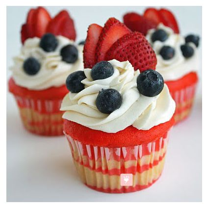 Fruit cupcake