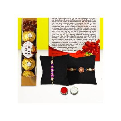 Rocher With Rakhi