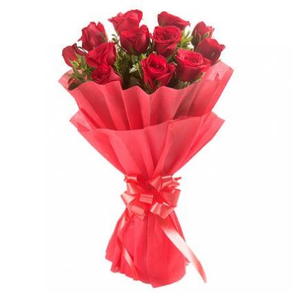 Red roses Bunch