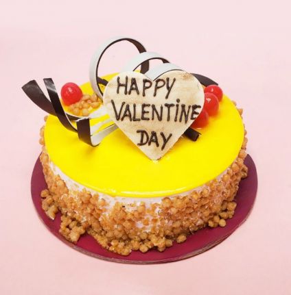 Valentine Butterscotch Cake