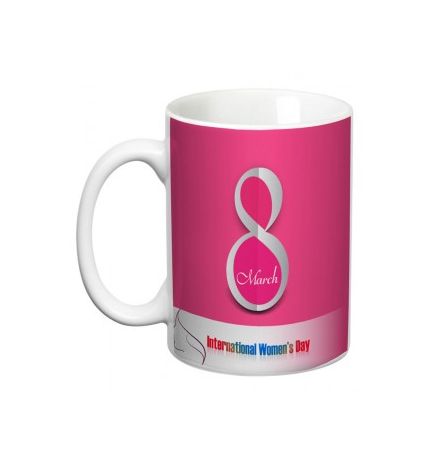 Beautiful designer mug for women's day