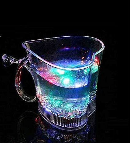 Heart Shape Blinking Led Glass Cup