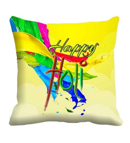 Holi Special Printed Cushion