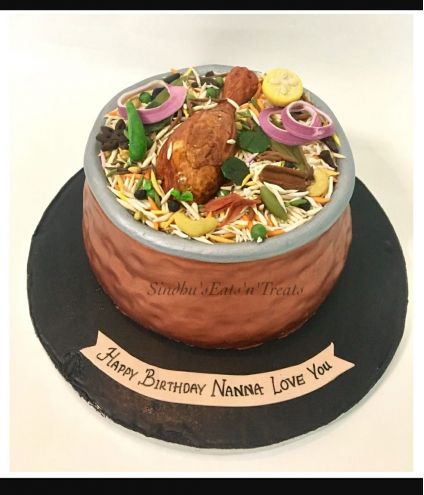 Biryani Theme Cake