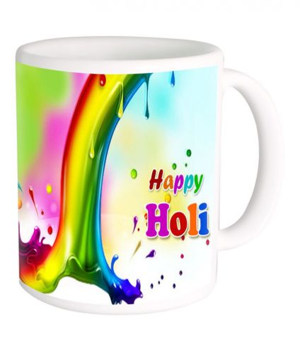 Holi Special White Mug