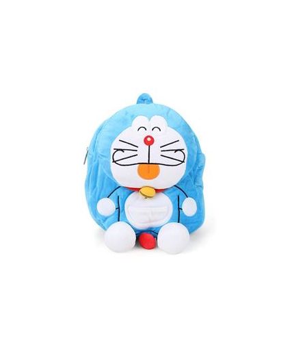 Doraemon Plush School Bag Blue