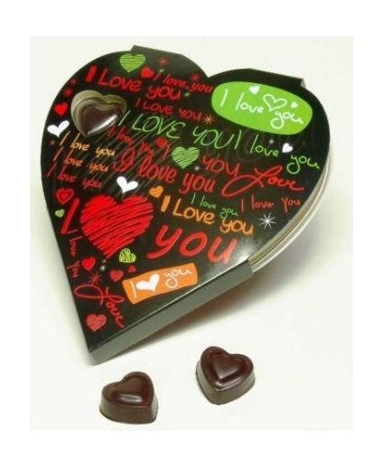 Heart shape chocolates