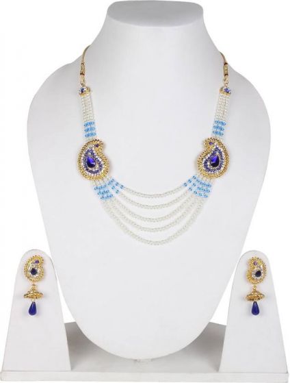 Jewelry Set (White and blue)
