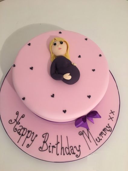 Pregnant lady Cake