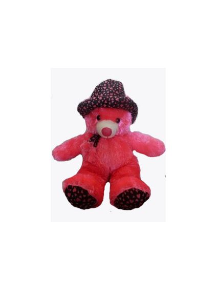 Cute Pink Teddy bear in Cap