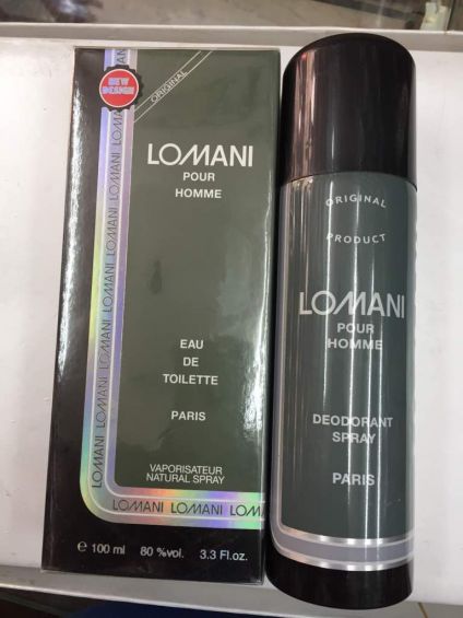 Lomani Pour Homme Deo and Perfume