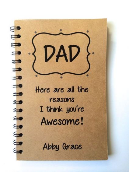 Awesome Dad personalized Notebook