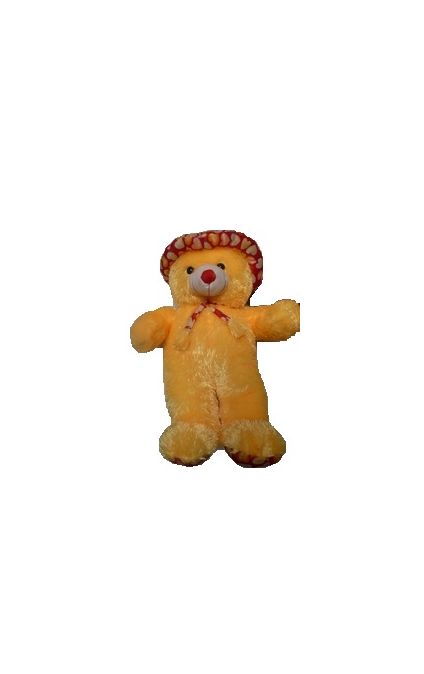 Cute soft Yellow Teddy bear in Cap