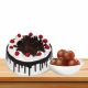 Black Forest Cake With Loose Gulalb Jamun