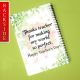 Teacher Personalized Notebook