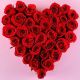 Beautiful Roses with Heart Shape Box