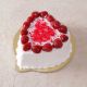 Heart Shaped Straw berry Cake