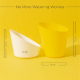 5 Pcs Yellow Self watering pot