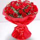25 Red Rosy Bunch